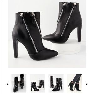Lulu’s Brand New Qupid Zippered Booties size 6